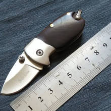 EDC инструмент 57HRC Карманный нож ручной открытый портативный складной нож универсальный нож палисандр ручка мини нож 2024 - купить недорого
