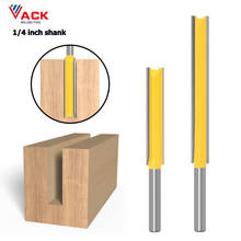 VACK 1/4 8mm Shank Long Straight Router Bit Wood Milling Cutter 6.35mm Trimmer End Mill CNC Cutting Woodworking Tools 50mm 76mm 2024 - buy cheap