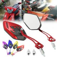 2Pcs/Set 8/10mm Motorbike Scooter Motorcycle Handlebar Mount Rear View Mirrors 2024 - buy cheap