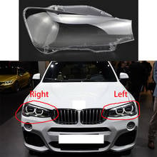 1pcs Headlight Lens Lamp Cover Headlight Cover Lampshade Bright Clear for BMW 2015-2018 X3 F25 X4 F26 2024 - buy cheap