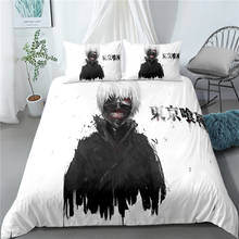 Tokyo Ghoul Comforter Bedding Set King Size Bedding Set Anime Cartoon Charater Duvet Cover Pillowcase 2/3 Piece Home Textiles 2024 - buy cheap