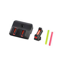 MAGORUI NEW Fiber Optic Front and Rear Handgun Sights for Glock Standard Models Pistols Give Fiber Accessories Hunting 2024 - buy cheap