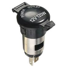 12V 120W Cigarette Lighter Power Socket Plug Outlet For Car Motorcycle Boat 2024 - buy cheap