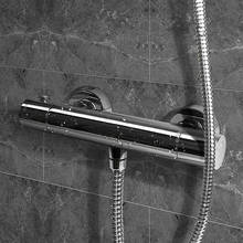 Juego de grifos de ducha de baño, válvula mezcladora termostática montada en la pared, cascada, lluvia 2024 - compra barato