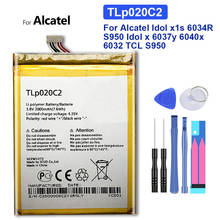Сменный аккумулятор для Alcatel Idol x1s 6034R S950 Idol x 6037y 6040x6032 TCL S950 2000 мАч TLp020C2 с трековым кодом 2024 - купить недорого