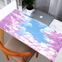 Cherry Blossom Flower Design Diy Design Large Extended Pink Mousepad Size 300mmx900mm Gaming Mat Mouse Pad Desk Mat 2024 - buy cheap
