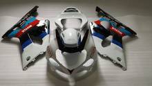 Kit de carenado para motocicleta GSXR600 750 01 02 03 GSXR 600 GSX-R750 K1 2003 2001 2002 ABS, juego de carenados blanco y azul SM54 2024 - compra barato