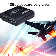 Tarjeta de captura compatible con HDMI 4K, USB 2,0, 1080P, Grabber Phone PS4, dispositivo de grabación de juegos con salida de bucle para transmisión en vivo 2024 - compra barato