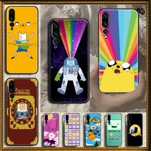 Cartoon Adventure Time Phone case For Huawei P Mate P10 P20 P30 P40 10 20 Smart Z Pro Lite 2019 black soft coque painting bumper 2024 - buy cheap