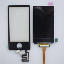 Для iPod Nano 7 7th LCD дисплей кодирующий преобразователь сенсорного экрана в сборе запасные части для Nano7 2,5 "LCD s экран 2024 - купить недорого