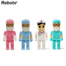 Reboto Doctors memory stick nurses Lovely medical pendrive cartoon usb flash drive pendrive 4GB 8GB 16GB 32GB 64GB 2024 - buy cheap