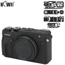 Kiwi câmera corpo adesivo para fuji fujifilm gfx 50r anti-usar kit de película protetora da pele anti-risco capa protetor matriz preto 2024 - compre barato