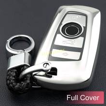 Car Key Chain Ring Fob Case Cover For BMW 1 2 3 4 5 6 7 Series X3 X4 F20 F22 F30 F31 F34 F32 F33 F36 F10 F11 F07 F01 F25 F26 F80 2024 - buy cheap