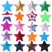 1 Set Stars Series Set Sequin Patch On Clothes Appliques For Clothing Sewing On Patch For Clothes Jeans Sticker Stripe Badge DIY 2024 - buy cheap