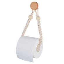 Cordão de suporte para papel higiênico, decoração antiga para toalha, casa, hotel, banheiro 2024 - compre barato