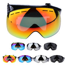 Gafas de esquí de doble capa, lentes antivaho para Snowboard, máscara de esquí antiniebla 2024 - compra barato