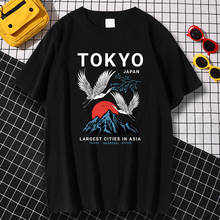 Crewneck camiseta masculina de manga curta, camiseta casual estampa de toquio, nagconjunto com roupas estilo moda para homens 2024 - compre barato