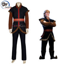 Kristoff-uniforme de Anime para adultos, disfraz de película para Halloween, Anna, Elsa, fiesta de carnaval, chaleco de lujo, disfraces de dibujos animados para Halloween 2024 - compra barato