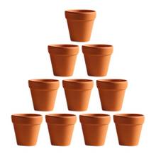 10Pcs 5.5x5cm Mini Terracotta Pot Clay Ceramic Pottery Planter Cactus Flower Pots Succulent Nursery Pots Great For Plants Crafts 2024 - buy cheap