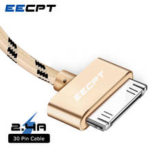 EECPT USB кабель для iPhone 4S 4 s 3GS зарядный кабель для синхронизации данных для iPad 1 2 3 iPod Nano iTouch 30 Pin зарядное устройство кабель для передачи данных 2024 - купить недорого