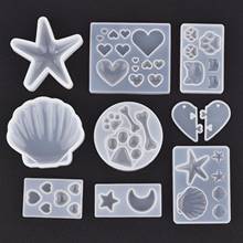 DIY Epoxy Resin Mold Sea Shell Starfish Silicone Crystal Mold Jewelry Making Tool Handmade Crafts Home Decoration 2024 - buy cheap