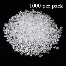 Piedras de roca de hielo de cristal acrílico para acuario, gemas de florero, decoración de funda de teléfono, 1000 Uds. 2024 - compra barato