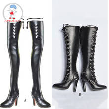 1:6 Scale Female Action Figure Shoes Fashion Long Boots Hollow Inside for 12 Inches TBLeague Body  Accessory 2024 - buy cheap