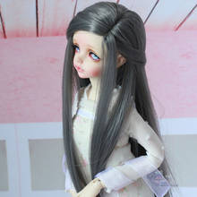 New Arrival 1/3 1/4 1/6 Bjd SD Doll Wigs High Temperature Wire Grey Doll Wig For Dolls Hair 2024 - buy cheap