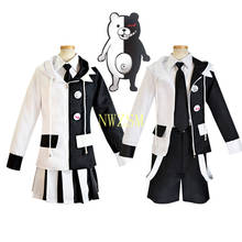 Anime Danganronpa Cosplay Monokuma Costumes Black White Bear Cosplay Uniform Suits Carnival Halloween Costumes for For Women Men 2024 - buy cheap