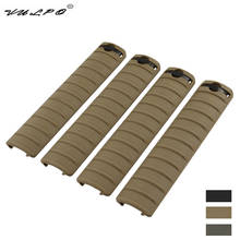 VULPO 4 pcs/Set Tactical KAC Handguard Rail Cover For 20mm Picatinny Rail Black DE FG 2024 - buy cheap