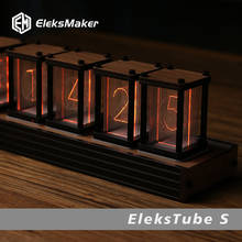 EleksTube R-Reloj de tubo con brillo, pseudé RGB, kit de bricolaje, LED de escritorio, decoración creativa, regalo para novio 2024 - compra barato