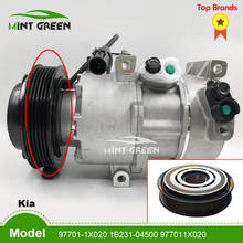 Transporte grátis de polia de compressor de ar condicionado dv13 ac para kia forte 1b1b23606 2l15lanterna 977011x020 2024 - compre barato