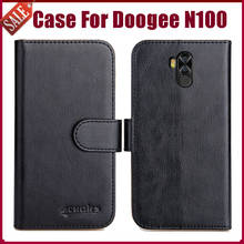 Realmente! Doogee n100 capa 5.99 "6 cores dobrável couro macio capa de telefone carteira funcional caso cartão de crédito 2024 - compre barato