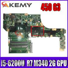 for  DA0X63MB6H1 CPU. I5.6200U R7 M340 2G graphics card hp ProBook 450 G3 470 G3 Laptop PC motherboard  100% Test OK 2024 - buy cheap