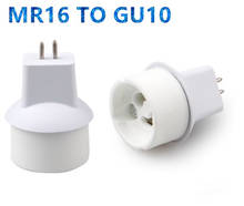 10 Uds MR16 a Gu10 led convertidor de base de lámpara de luz de bulbo Gu10 adaptador de portalámparas led no convertir voltaje eléctrico 2024 - compra barato
