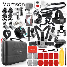 Vamson para gopro hero 8 preto 7 6 5 4 acessórios kit para xiaomi yi 4k lite para dji osmo ação esporte câmera para sjcam eken vs26 2024 - compre barato