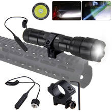 502B T6 LED Hunting Tactical Flashlight waterproof Super Bright 500 Yards Military Flash light torch+Gun Mount+Pressure Switch 2024 - buy cheap