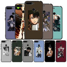 Attack on Titan black Silicone Phone Case For honor 20 Pro 8 8X 9 10 20 Lite for Mate 10 30 Lite Pro cover 2024 - buy cheap