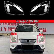 Car Front Headlight Lens Cover Auto Headlamps Lampcover Transparent Lampshades Lamp Shell For Honda CRV 2005 2006 2024 - buy cheap