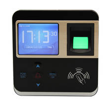 Controle de acesso biométrico por impressão digital e tempo de atendimento, suporte de comunicação tcp/ip 125khz rfid, cartão de id sn: mf211 2024 - compre barato