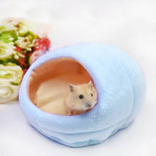 Colchão chinchillas para casa de hamster, acessório pequeno de casa para hamster quente para inverno 2024 - compre barato