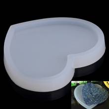 Molde colgante de silicona en forma de corazón, herramienta artesanal de fundición de resina de joyería 2024 - compra barato