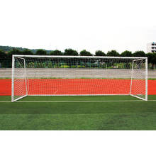 Качественная полиэтиленовая стандартная сетка, толстый шнур, полноразмерная футбольная сетка для футбольных целей, Футбольная сетка для юниоров, спортивных тренировок 2024 - купить недорого