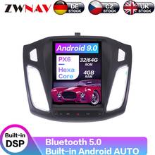 Central multimídia automotiva para ford focus 2007-2014, px6, android 9.0, tela vertical, tesla, rádio, reprodutor multimídia, estéreo, navegação gps, 2024 - compre barato