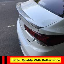 High Quality ABS Plastic Unpainted Primer Color Car Tail Lip Wing Rear Trunk Spoiler For Hyundai Sonata 9 2018-up 2024 - buy cheap
