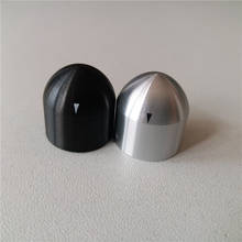 10pcs aluminum plastic cap knob potentiometer knob Smooth 17*18*6mm Bullet aluminum plastic body knob instrument effect knob 2024 - buy cheap