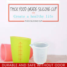 250ml / 100ml Silicone food Measuring Cup jug Graduated Beaker Cooking Baking Kitchen Measure tools 2024 - buy cheap