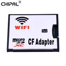 Chipal-adaptador para câmera digital, conversor de cartão de memória micro sd para cf, compacto, cartão flash, kit micro sd/sdxc/sdhc 2024 - compre barato
