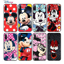 Mickey mouse desenhos animados para huawei honor 30 20 10 9s 9a 9c 9x 8x max 10 9 lite 8a 7c 7a pro silicone preto caso de telefone 2024 - compre barato