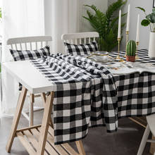 Toalha de mesa decorativa, de cor sólida, crimpada, cobertura à prova de poeira, para banquetes e móveis 2024 - compre barato